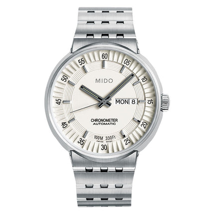 MIDO All Dial M8340.4.B1.11 Chronometer Automatic White Dial Stainless Steel Strap