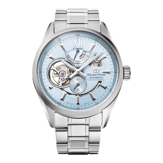 Orient Star Contemporary RK-AV0127L Moving Blue Sky Blue Dial St. Steel Strap Limited Edition (JDM)