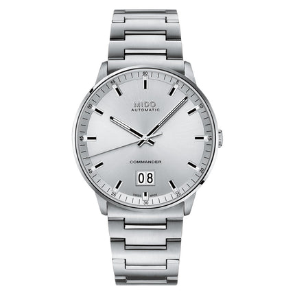 MIDO Commander II M021.626.11.031.00 Big Date Automatic Silver Dial Stainless Steel Strap