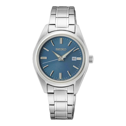 Seiko Ladies SUR531P1 Dress Blue Dial Stainless Steel Strap