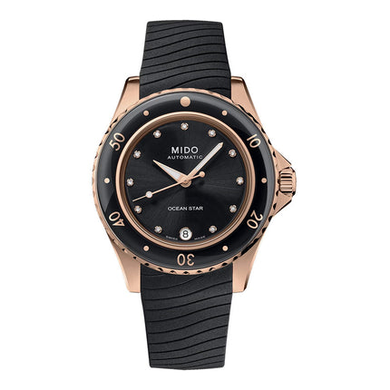 MIDO Ocean Star M026.207.37.056.00 Automatic Black Dial Black Rubber Strap