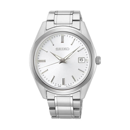Seiko Classic SUR307P1 Discover More Silver Dial Stainless Steel Strap