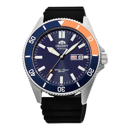 Orient Mechanical Sport RA-AA0916L Kanno Divers Automatic Men Blue Dial Black Rubber Strap