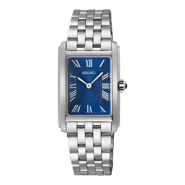 Seiko Ladies SWR085P1 Discover More Blue Dial Stainless Steel Strap