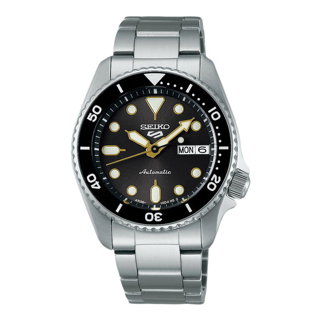 Seiko 5 Sports SRPL79K1 SKX Series New Colour Collection Street Stonewash Dial Stainless Steel Strap