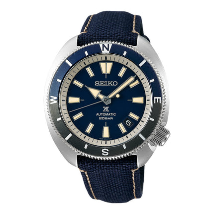 Seiko Prospex SRPG15K1 Tortoise Land Automatic Blue Dial Blue Polyester Strap