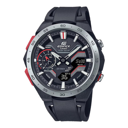 Casio Edifice ECB-2200P-1ADF Men Windflow Digital Analog Black Dial Black Resin Band