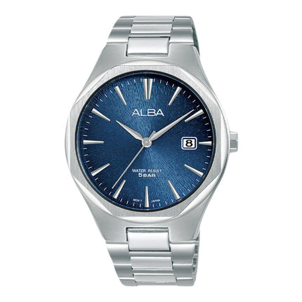 Alba Prestige AS9U57X1 Men Blue Dial Stainless Steel Strap
