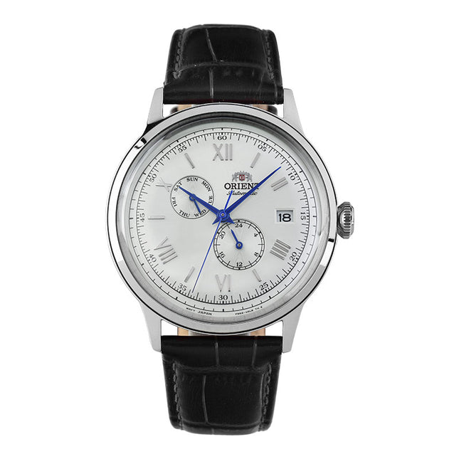 Orient Classic RA-AK0701S Men Automatic White Dial Black Leather Strap