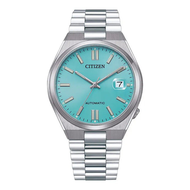 Citizen Mechanical NJ0151-88M Automatic Men Tsuyosa Baby Blue Dial Stainless Steel Strap