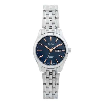 Alba AN8077X1 Ladies Blue Navy Dial Stainless Steel Strap