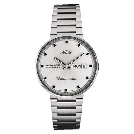 MIDO Commander M8429.4.21.23 Dateday Automatic Silver Dial Stainless Steel Strap