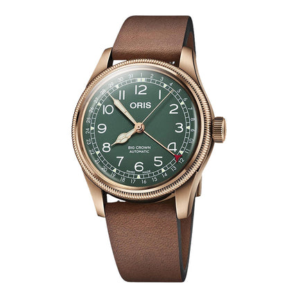 Oris Big Crown 01-754-7741-3167-07-5-20-58BR Pointer Date 80th Anniversary Edition Leather Strap