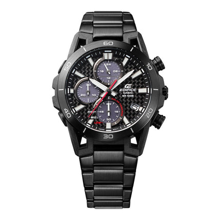Casio Edifice EQS-960DC-1AVUDF Sospensione Black Carbon Fiber Dial Black Stainless Steel Band