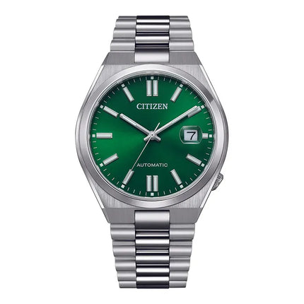 Citizen Mechanical NJ0150-81X Tsuyosa Automatic Men Green Dial Stainless Steel Strap