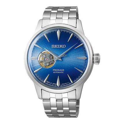 Seiko Presage SSA439J1 Cocktail Time Blue Acapulco Automatic Blue Dial Stainless Steel Strap
