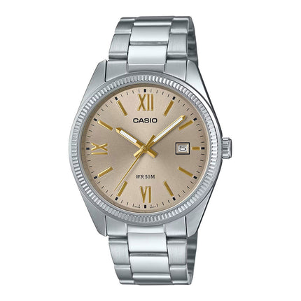 Casio General MTP-1302DD-9AVDF Men Light Gold Dial Stainless Steel Band