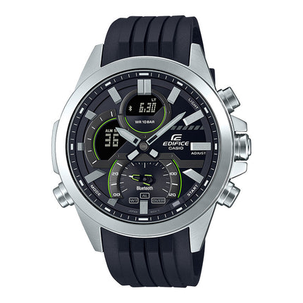 Casio Edifice ECB-30P-1ADF Smartphone Link Model Digital Analog Dial Black Resin Band