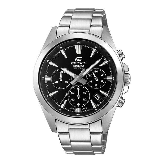 Casio Edifice EFV-630D-1AVUDF Chronograph Black Dial Stainless Steel Band