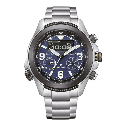Citizen Promaster JV1006-51L Land 35th Anniversary Analog Digital Dial Stainless Steel Strap