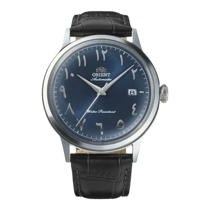Orient Classic RA-AC0036L Bambino Automatic Navy Blue Arabic Dial Black Leather Strap