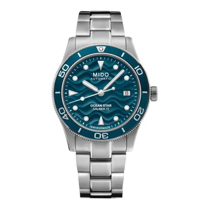Mido Ocean Star 39 M026.907.11.041.01 Blue Dial St. Steel Strap SPECIAL EDITION + Extra Strap