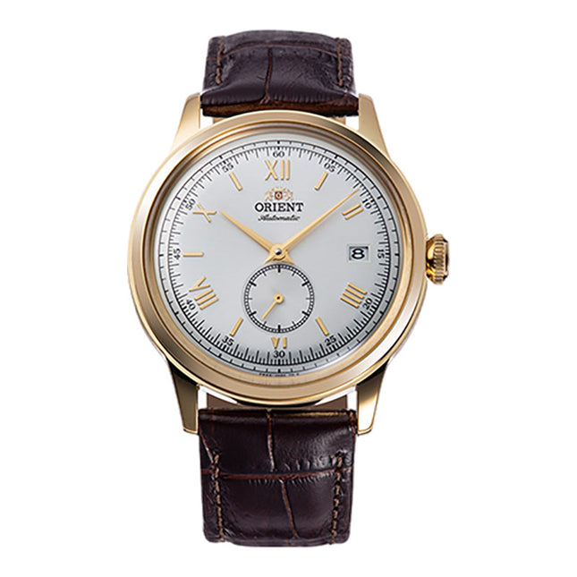 Orient Classic RA-AP0106S Bambino 38 Small Seconds Automatic Silver Dial Brown Leather Strap