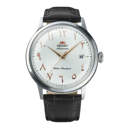 Orient Classic RA-AC0038S Bambino Automatic White Arabic Dial Black Leather Strap
