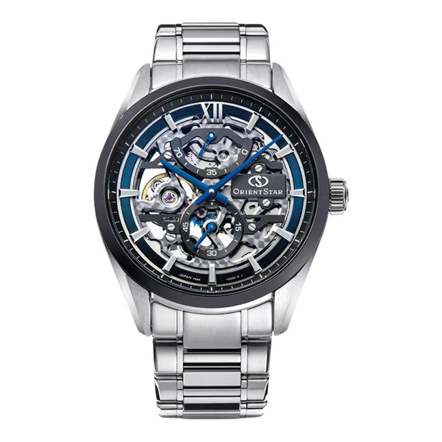 Orient Star RE-AZ0104L Mechanical Contemporary M34 F8 Skeleton Dial St Steel Strap Limited Edition