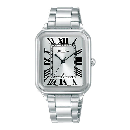 Alba Fashion AH7DX1X1 Ladies Silver Dial Stainless Steel Strap