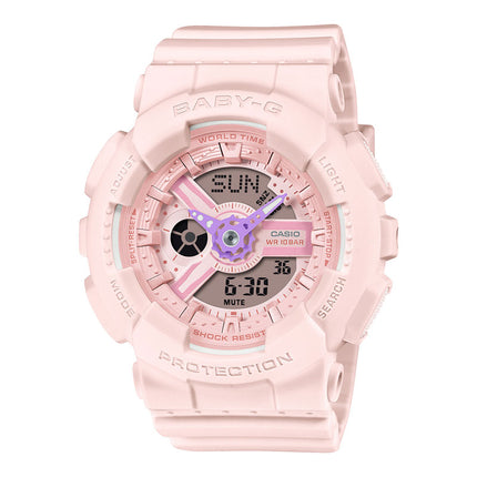 Casio Baby-G BA-110AH-4ADR Digital Analog Soft Pink Dial Soft Pink Resin Band