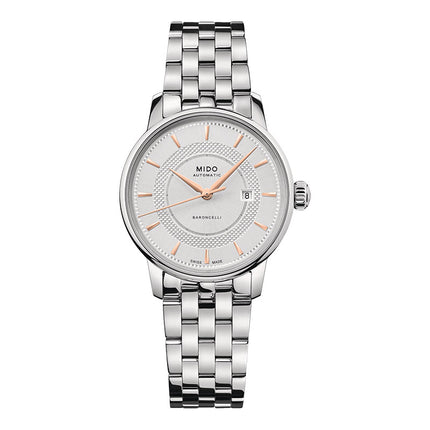 MIDO Baroncelli M037.207.11.031.01 Signature Automatic Silver Dial Stainless Steel Strap