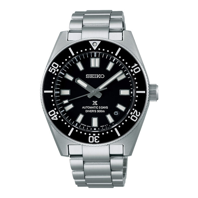 Seiko Prospex SPB453J1 New 62MAS 1965 Diver Facelift Black Dial Stainless Steel Strap
