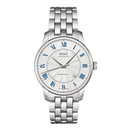 MIDO Baroncelli M8600.4.21.1 Lady Automatic Silver Dial Stainless Steel Strap 