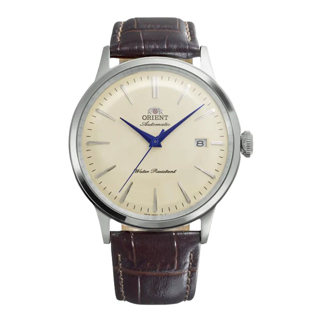 Orient Classic RA-AC0033Y Bambino Automatic Ivory Dial Brown Leather Strap