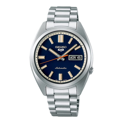 Seiko 5 Sports SRPK87K1 SNXS Series Men Blue Dial Stainless Steel Strap