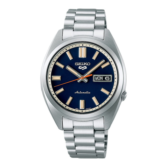 Seiko 5 Sports SRPK87K1 SNXS Series Men Blue Dial Stainless Steel Strap