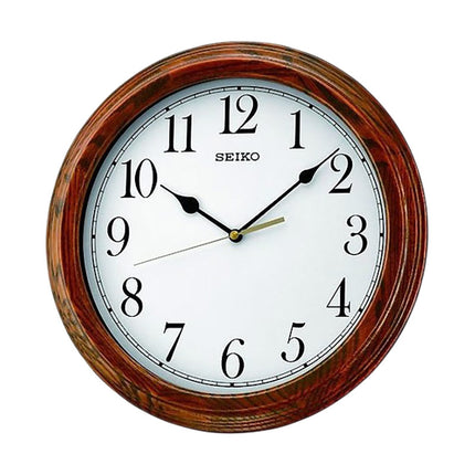 Jam Dinding Seiko QXA528B 33cm White Dial Round Case
