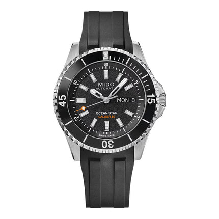 MIDO Ocean Star 200 M026.930.17.051.00 Automatic Black Dial Black Rubber Strap