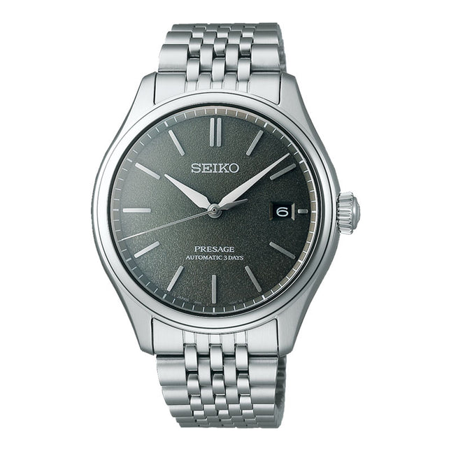 Seiko Presage SPB465J1 Automatic Classic Series Sensaicha Brownish Green Dial Stainless Steel Strap