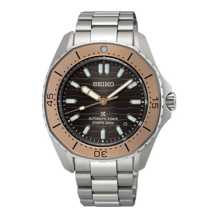 Seiko Prospex SPB485J1 Octagonal Bezel Grey Dial Stainless Steel Strap