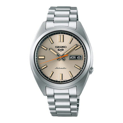 Seiko 5 Sports SRPK91K1 SNXS Series Men Champagne Dial Stainless Steel Strap