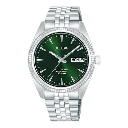 Alba Mechanical AL4799X1 Ladies Automatic Green Dial Stainless Steel Strap