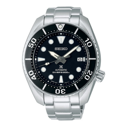 Seiko Prospex SPB101J1 Sumo Automatic Black Dial Stainless Steel Strap