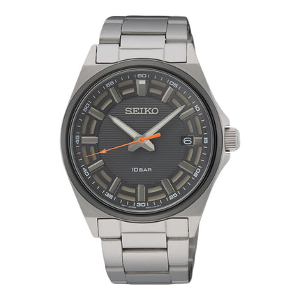 Seiko Classic SUR507P1 Essentials Grey Dial Stainless Steel Strap