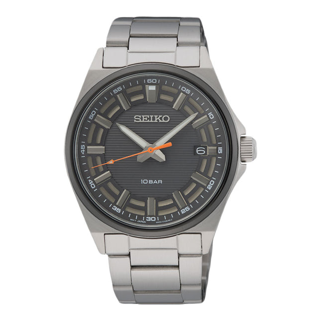 Seiko Classic SUR507P1 Essentials Grey Dial Stainless Steel Strap