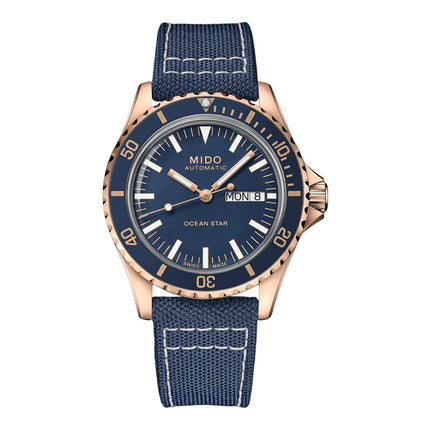 MIDO Ocean Star M026.830.38.041.00 Automatic Blue Dial Blue Fabric Strap