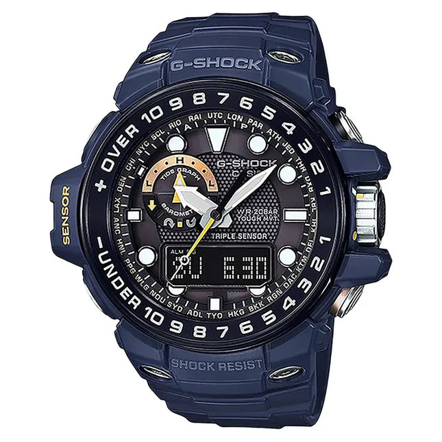 Casio G-Shock GULFMASTER GWN-1000NV-2ADR Navy Blue Stainless Steel Resin Band