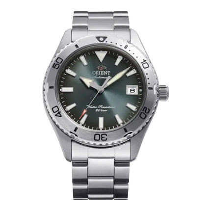 Orient Mako 40 RA-AC0Q13E Automatic Men Green Gradation Dial Stainless Steel Strap