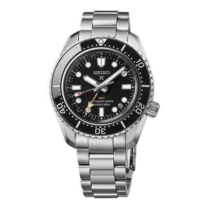 Seiko Prospex HBC002J1 Baby Marinemaster GMT Divers 300M Black Dial Stainless Steel Strap